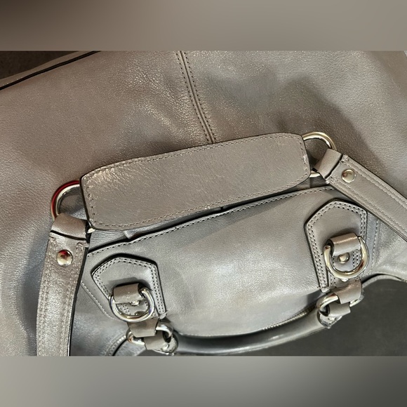 Coach Gray Leather VYG Y2K Shoulder Bag D0982-12949 - Picture 13 of 15